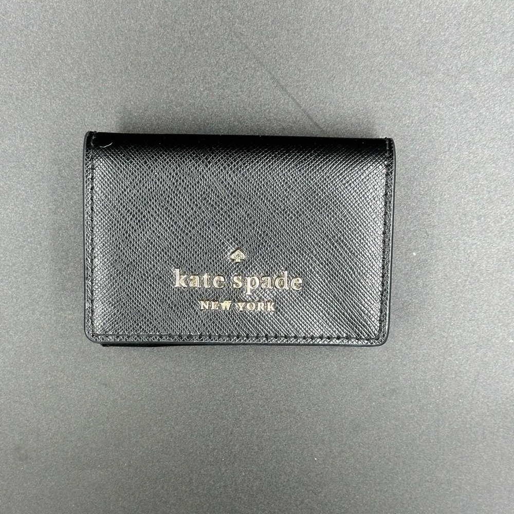 kate spade Black Saffiano Leather wallet